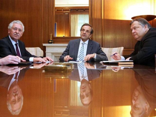 Επίδειξη δύναμης από Σαμαρά σε Βενιζέλο- Κουβέλη