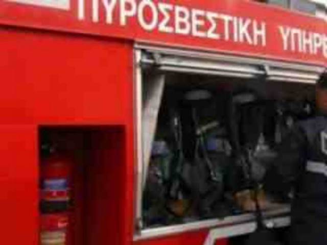 Στις φλόγες αστικό λεωφορείο στη Δράμα