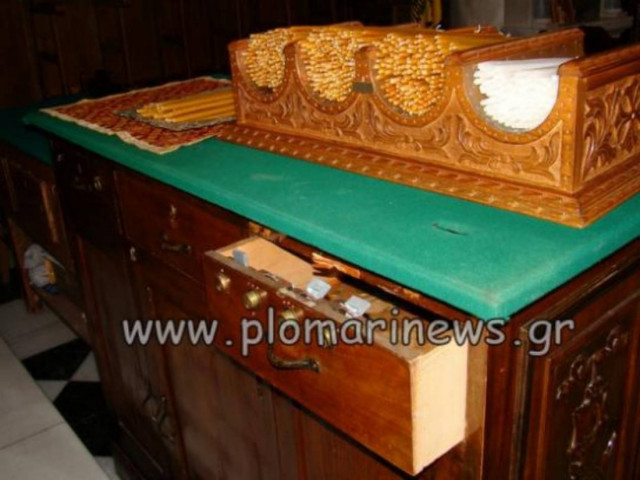 Λέσβος: Ιερόσυλοι έβαλαν στο μάτι το παγκάρι