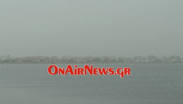 Η σκόνη από την Αφρική «έπνιξε» και το Μεσολόγγι (pics)
