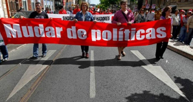 Συγκεντρώσεις διαμαρτυρίας στην Πορτογαλία κατά της λιτότητας