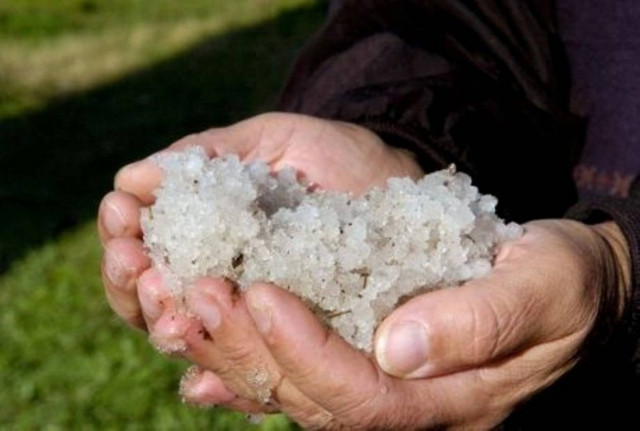 Καταστροφές από χαλαζόπτωση σε Ημαθία και Κοζάνη