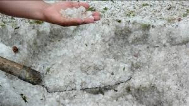 Χαλάζι στα Γρεβενά