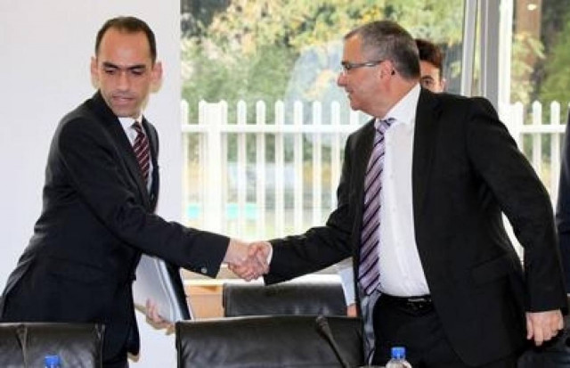 Γεύμα εργασίας ΥΠΟΙΚ Κύπρου και Διοικητή ΚΤΚ