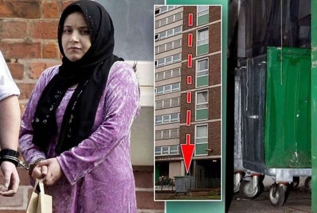 ΣΟΚ: Πέταξε το μωρό της στα σκουπίδια από ύψος... 13 μέτρων!