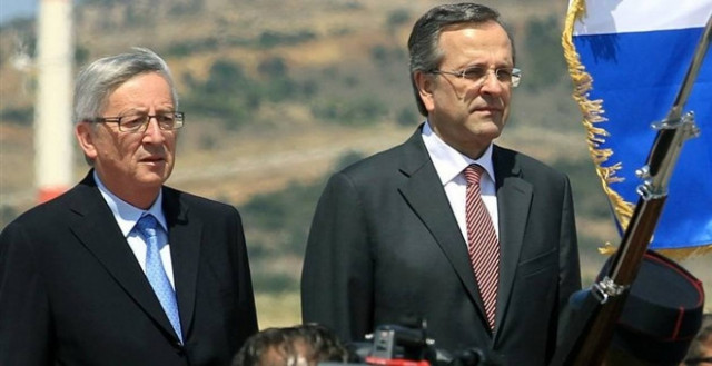 Δείτε LIVE τις δηλώσεις Σαμαρά - Γιούνκερ