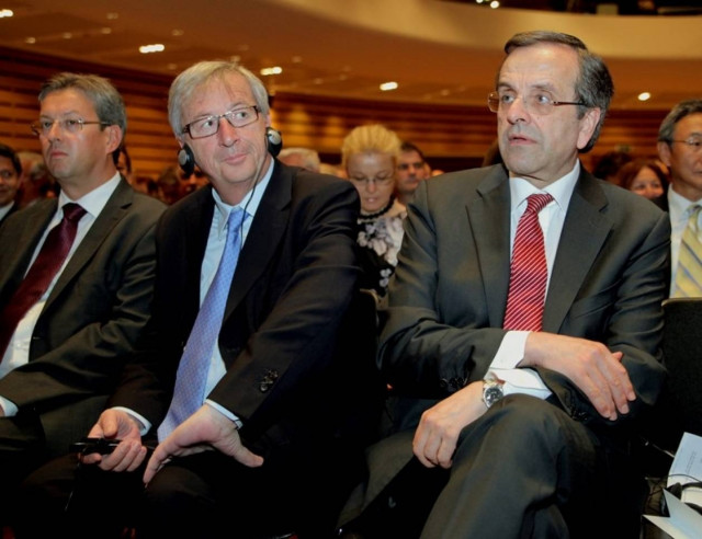 Επαφές Γιουνκέρ με Σαμαρά, Παπούλια και Μεϊμαράκη