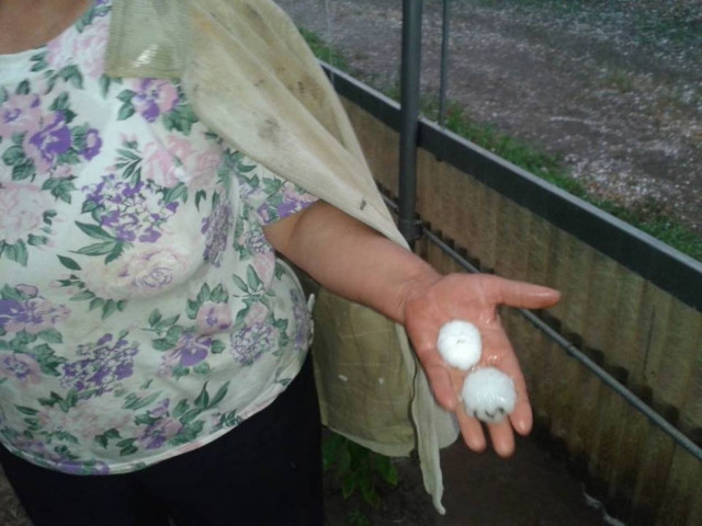 Πρωτοφανής χαλαζόπτωση στην Πέλλα (pics)