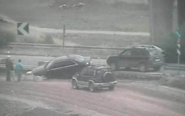 Λαμία: Αυτοκίνητο βγήκε εκτός δρόμου στα έργα της εισόδου από ΕΟ