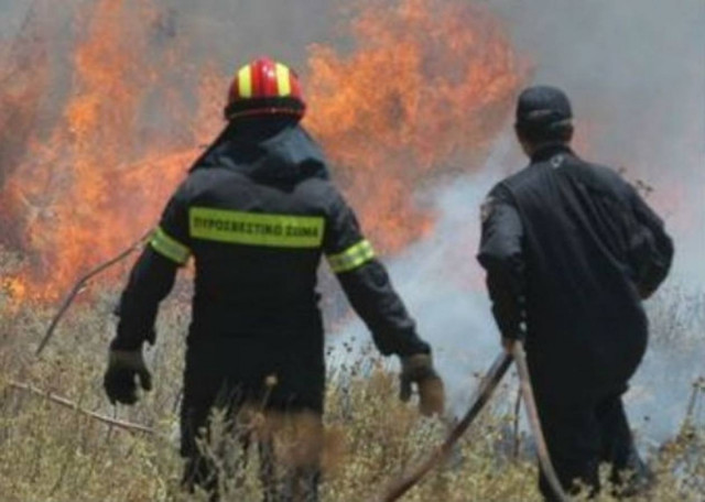 Υπό μερικό έλεγχο η φωτιά στη Ρόδο