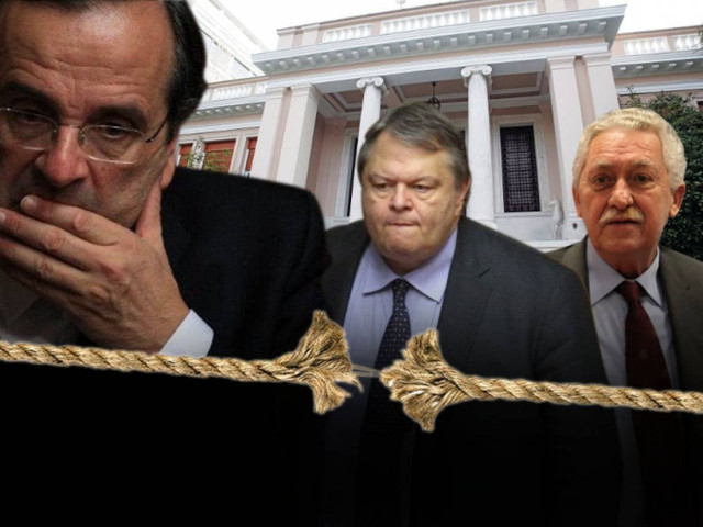Σε τεντωμένο σχοινί η τρικομματική κυβέρνηση