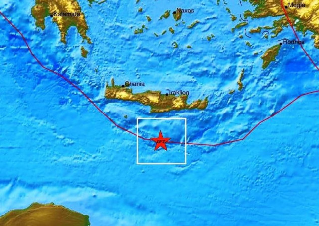 Νέος σεισμός 4,0 Ρίχτερ νότια της Κρήτης