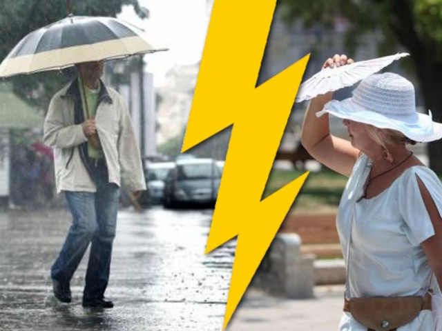 Καύσωνας και καταιγίδες