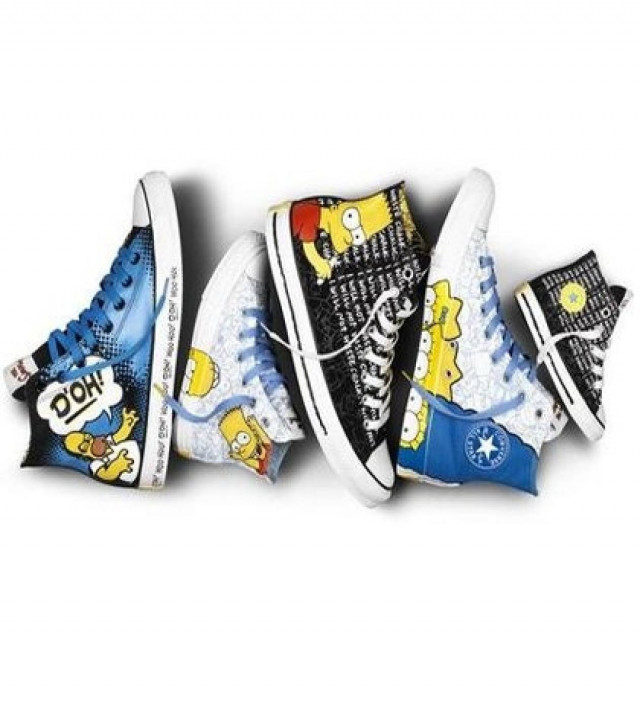 Δείτε τα νέα fun Converse Sneakers με τους Simpsons