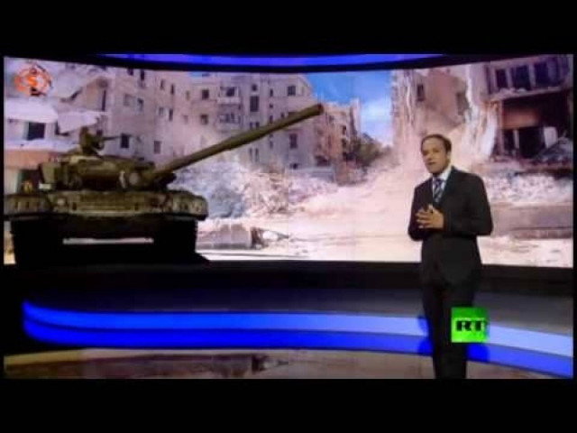 Απίστευτο: Μπήκε... τανκ μέσα στο στούντιο ειδήσεων