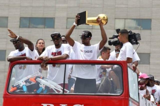 Δείτε: Έτσι γιόρτασε το Μαϊάμι γα τους Χιτ