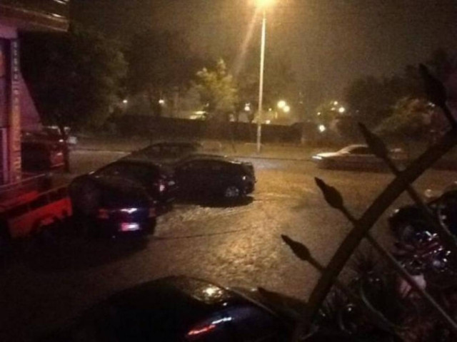 Ισχυρή χαλαζόπτωση στη Θεσσαλονίκη