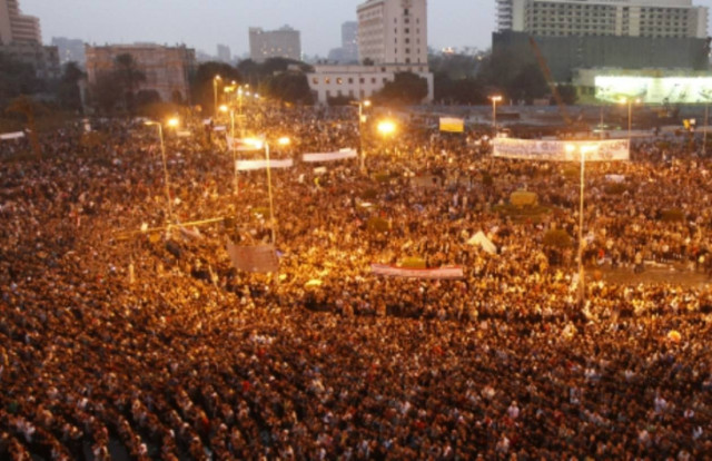 Η μεγαλύτερη συγκέντρωση στην Ταχρίρ από το 2011