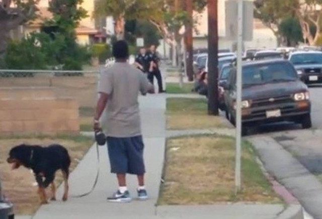 Αστυνομικός πυροβόλησε σκύλο που έτρεξε για να σώσει το αφεντικό του