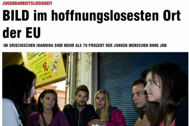 Ρεπορτάζ της Bild: Τα Γιάννενα είναι η πόλη των απελπισμένων