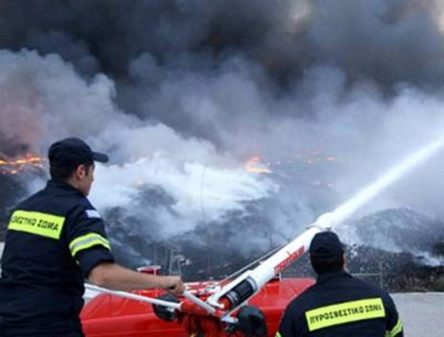 Πύρινο μέτωπο και στο Ηράκλειο