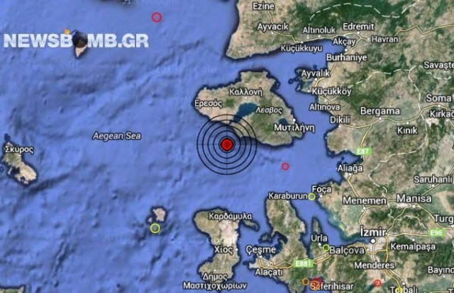 Σεισμός 3,6 Ρίχτερ στη Μυτιλήνη