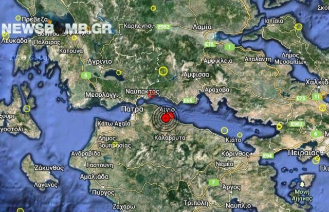 Σεισμός 3,2 Ρίχτερ στο Αίγιο
