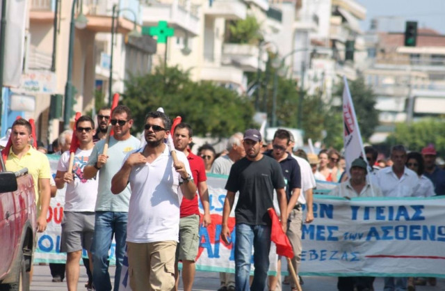 Απεργιακές κινητοποιήσεις και στην Πρέβεζα (pics)