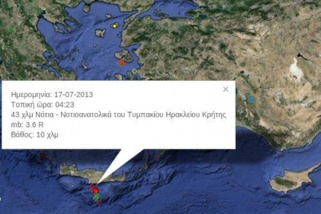Στο χορό των ρίχτερ πρωί - πρωί η Κρήτη