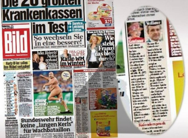 Bild:Στη στήλη με τους «χαμένους» της ημέρας ο πρωθυπουργός