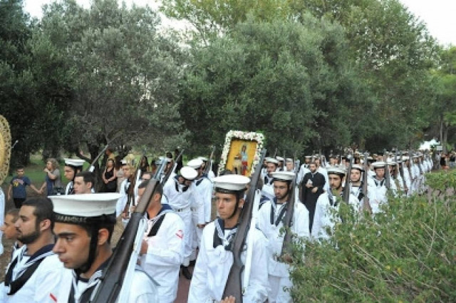 Εορτασμός Αγ. Μαρίνας στην Ναυτική Βάση Νοτίου Ευβοϊκού