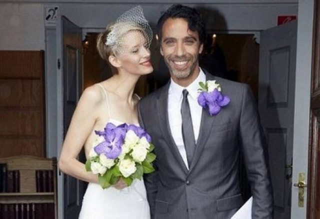 Η κόρη της Madonna πήγε στο γάμο του πατέρα της με μαύρη μαντήλα