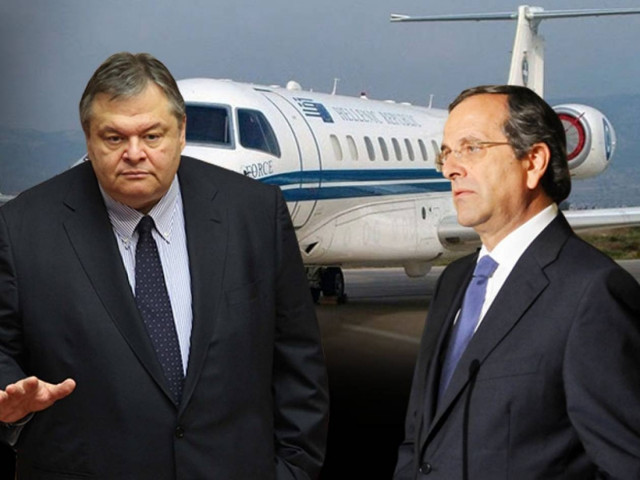 Ο Βενιζέλος, το πρωθυπουργικό αεροσκάφος και οι γκρίνιες των γαλάζιων