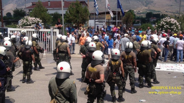 Βίντεο: Ένταση στις εγκαταστάσεις «Δωδώνη» στα Ιωάννινα