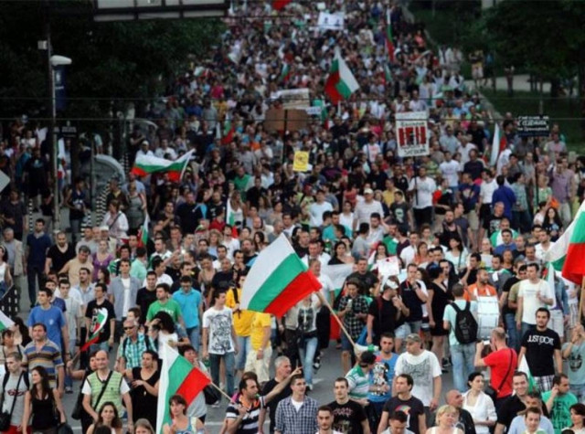 Συνεχίζονται οι αντικυβερνητικές διαδηλώσεις στη Βουλγαρία