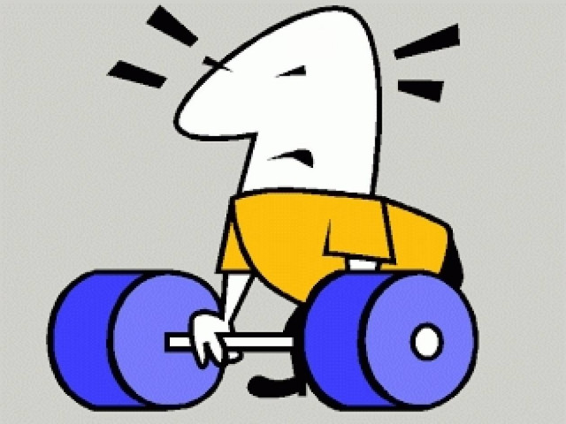 Ανέκδοτο: Στο γυμναστήριο