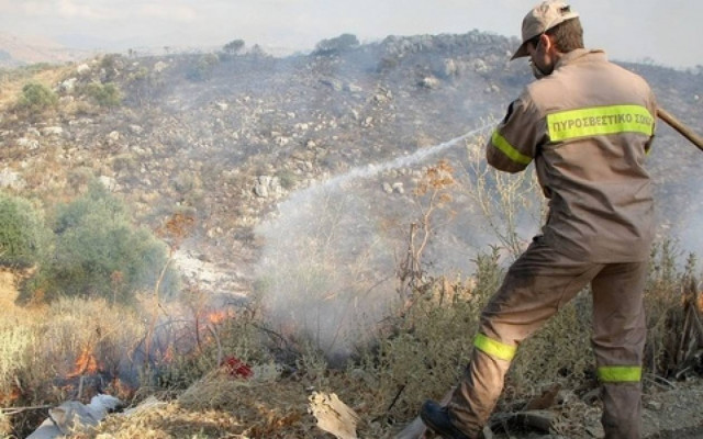 Υπό μερικό έλεγχο η φωτιά στον Αγ. Γερμανό Πρεσπών