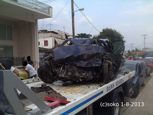 Οι πρώτες φωτογραφίες από την τραγωδία στην Άρτα