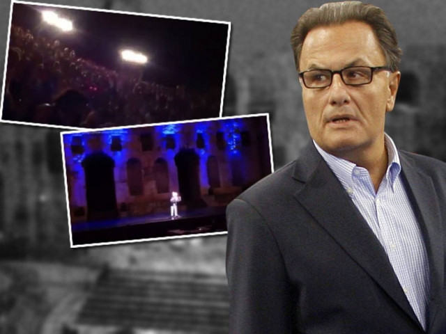 Βίντεο: Αποδοκίμασαν τον Πάνο Παναγιωτόπουλο στο Ηρώδειο