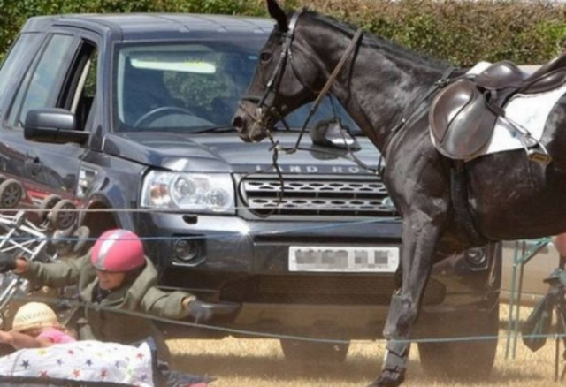 Δε φαντάζεστε τι έκανε ένα άλογο σε μωρό
