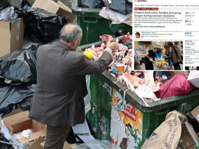 Guardian: Οι Έλληνες αντιμέτωποι με την πείνα