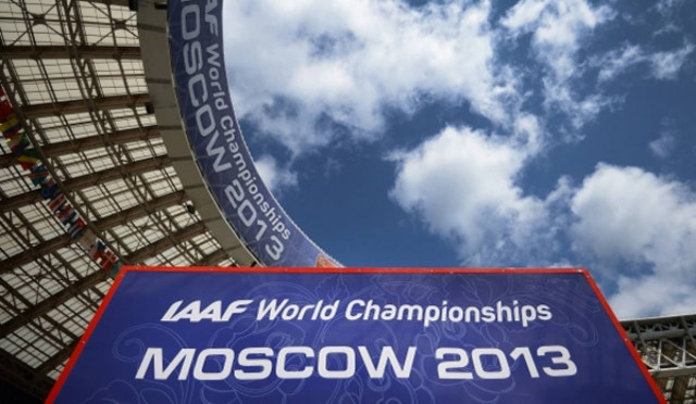 Ο Πούτιν στην έναρξη του του 14ου Παγκοσμίου Πρωταθλήματος Στίβου