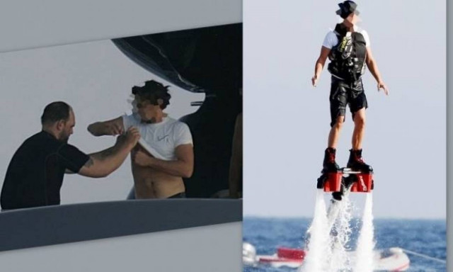 Έκανε extreme water sport και τραυματίστηκε!