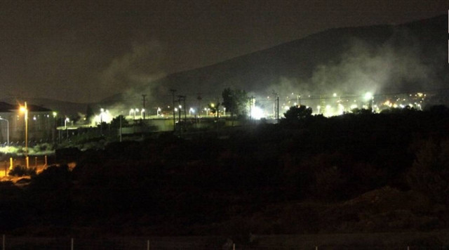 Αμυγδαλέζα: Πεδίο μάχης το στρατόπεδο κράτησης (Φωτό & Βίντεο)