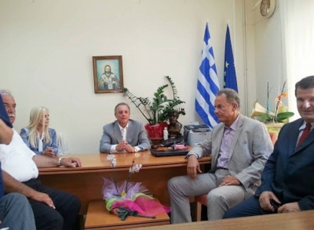 Επίσκεψη του Αντώνη Μπέζα στο Γενικό Νοσοκομείο Λευκάδας