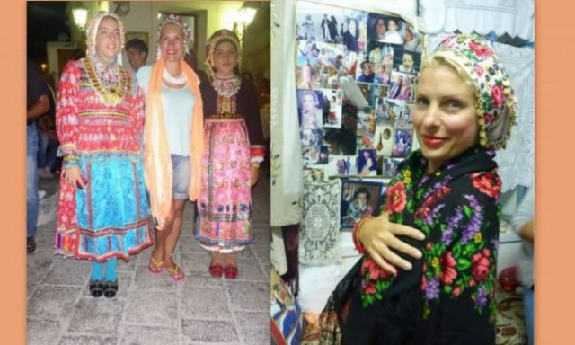 Η Ελένη Μενεγάκη σε βλάχικο γάμο!