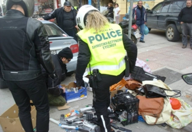 Συνεχίζεται η πάταξη του παραεμπορίου από την ΕΛ.ΑΣ. στη Θεσσαλονίκη