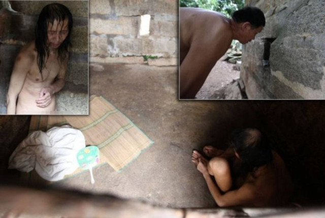 Εικόνες που σοκάρουν: Κρατούν φυλακισμένο τον γιο τους επί 30 χρόνια