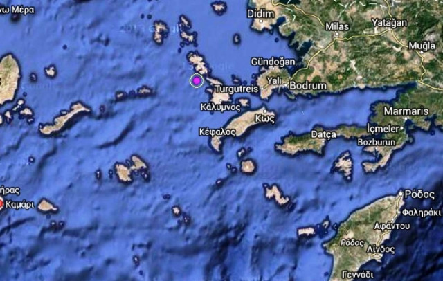 Σεισμός 3,2 Ρίχτερ στα Δωδεκάνησα
