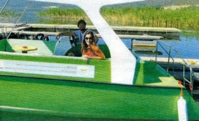 Το πρώτο ηλιακό πλεούμενο στις Πρέσπες